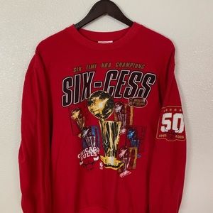 Mitchell & Ness Bulls Retro Crewneck